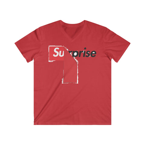 Custom Fitted V-Neck Short Sleeve Tee