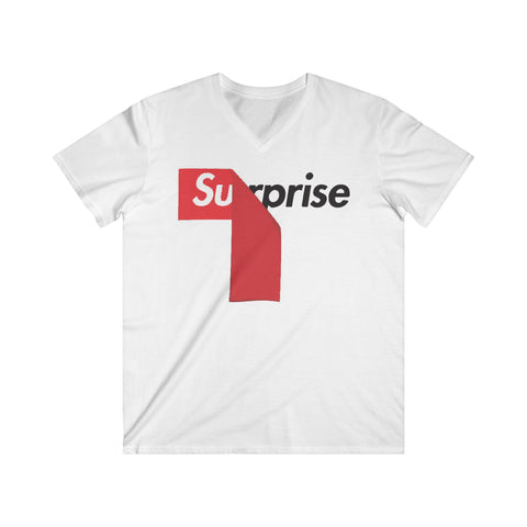 Custom Fitted V-Neck Short Sleeve Tee