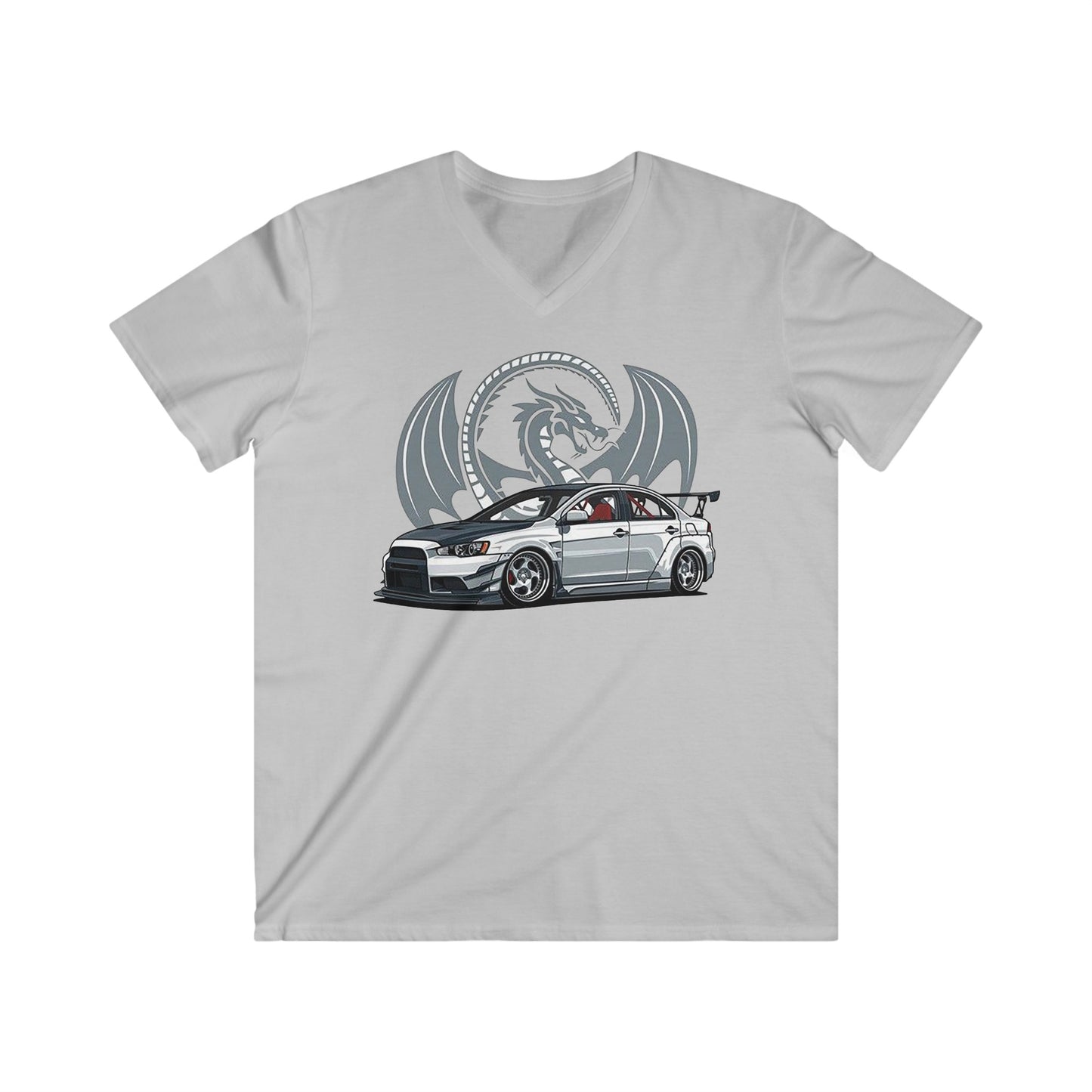 Lancer Fitted V-Neck Short Sleeve Tee