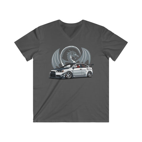 Lancer Fitted V-Neck Short Sleeve Tee