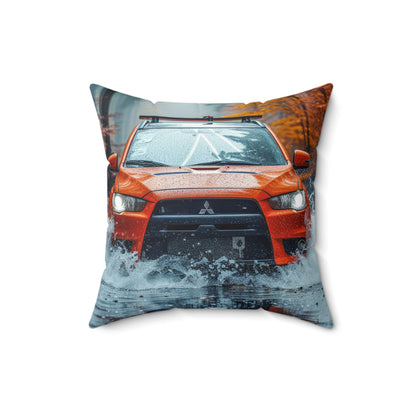 Mitsubishi Lancer Evo Custom Spun Pillow