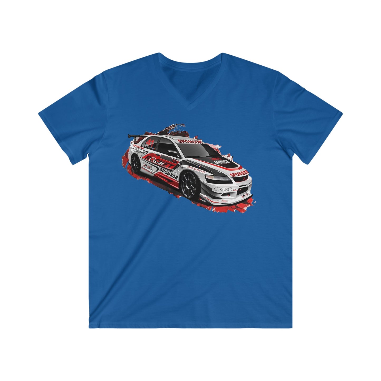 Lancer Fitted V-Neck Short Sleeve Tee