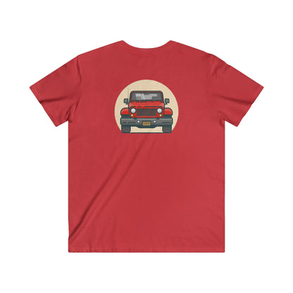 Jeep Fitted V-Neck Short Sleeve Tee