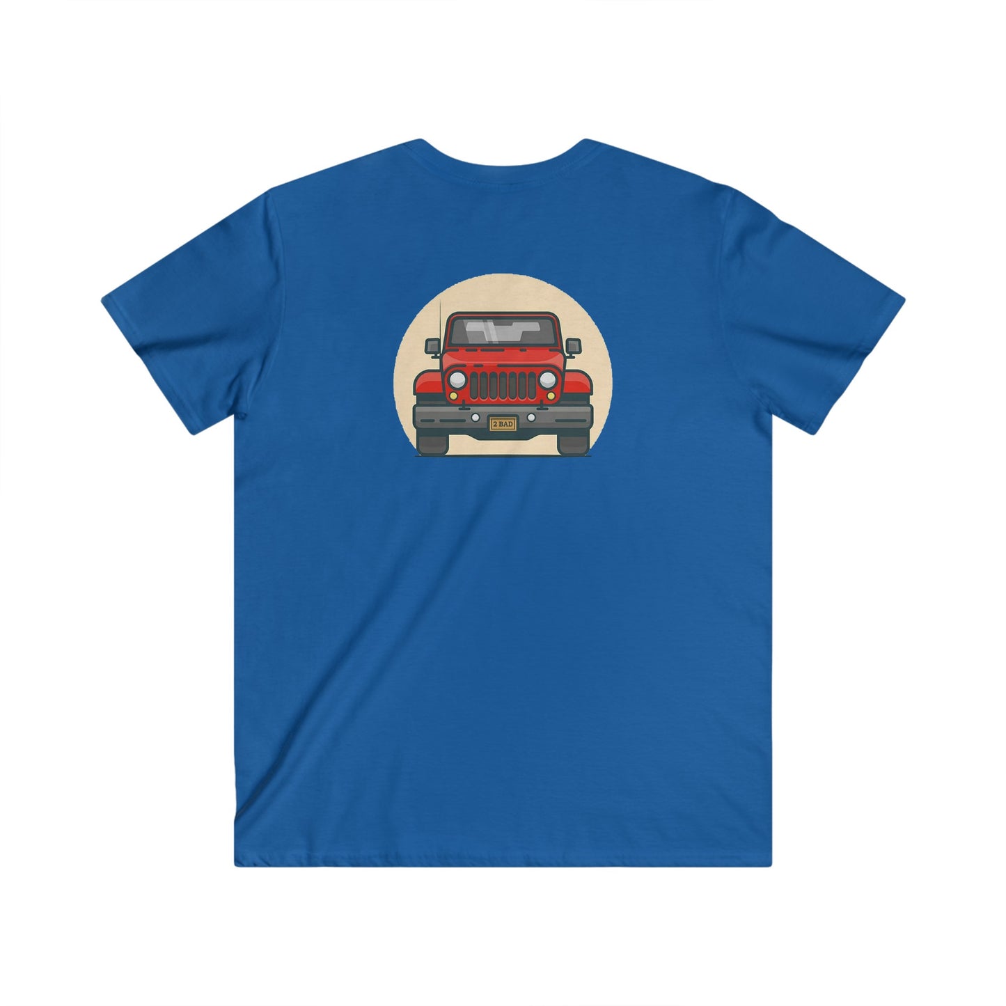Jeep Fitted V-Neck Short Sleeve Tee