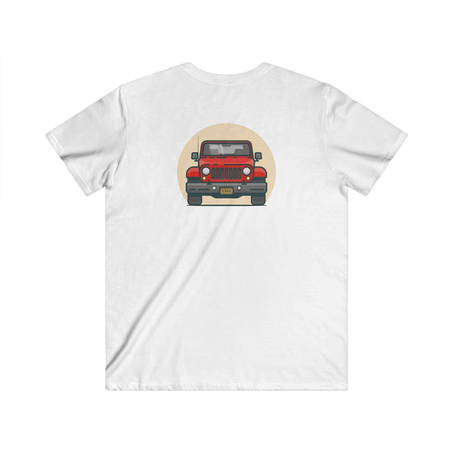 Jeep Fitted V-Neck Short Sleeve Tee