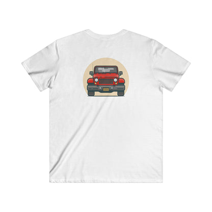 Jeep Fitted V-Neck Short Sleeve Tee