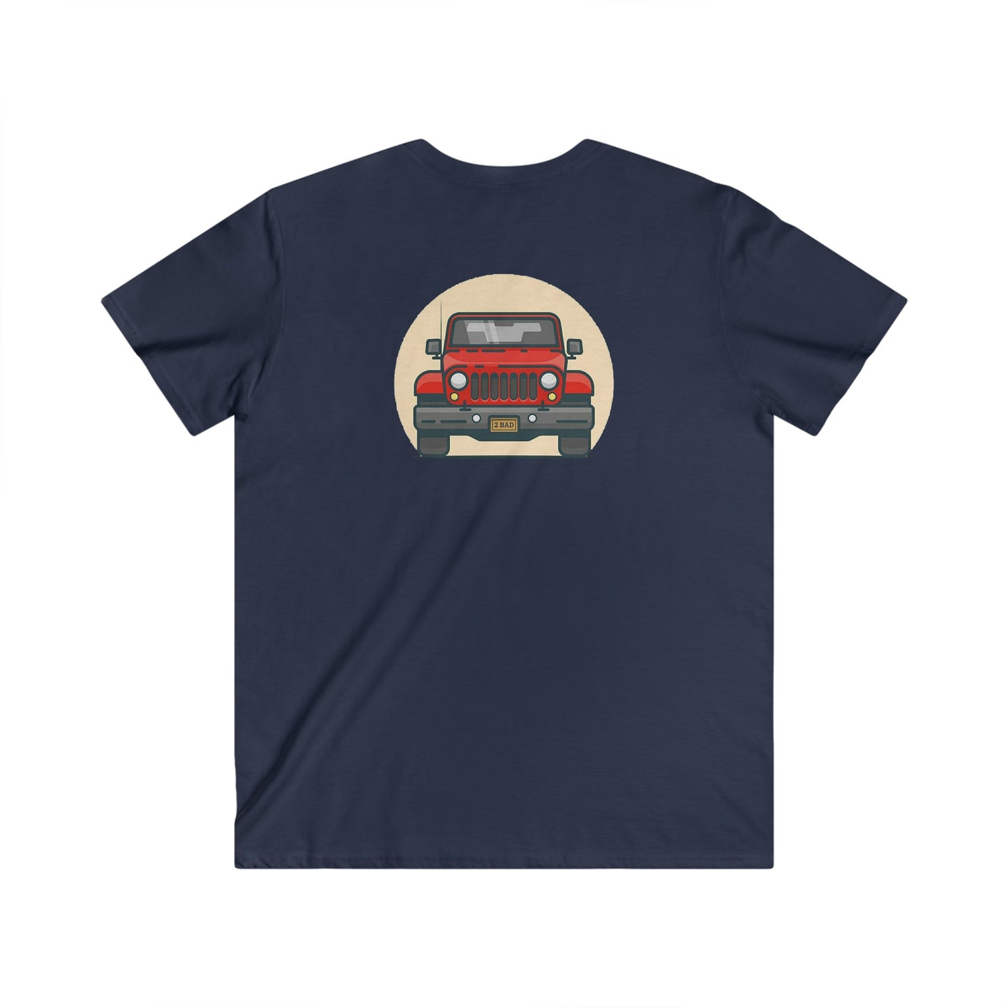 Jeep Fitted V-Neck Short Sleeve Tee
