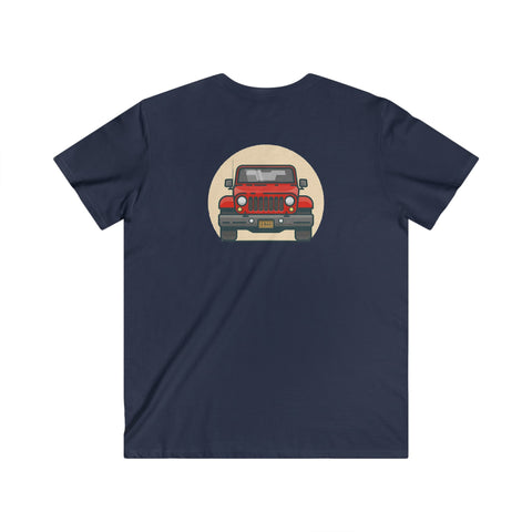 Jeep Fitted V-Neck Short Sleeve Tee