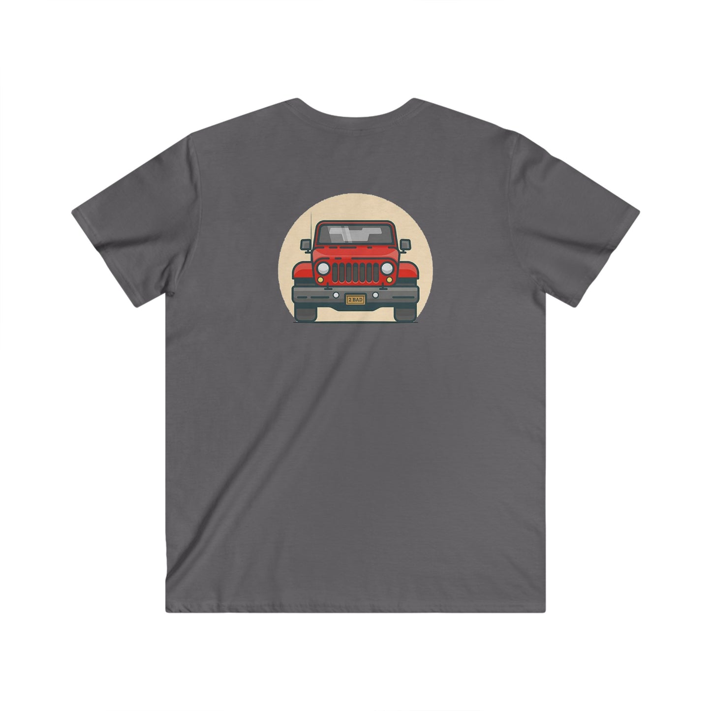 Jeep Fitted V-Neck Short Sleeve Tee