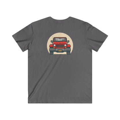 Jeep Fitted V-Neck Short Sleeve Tee