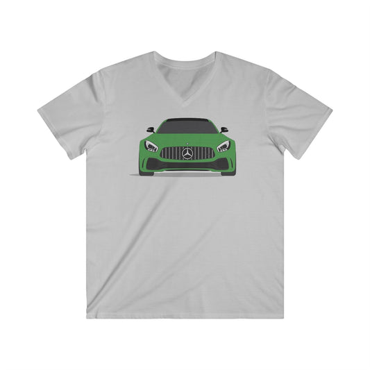 Mercedes Fitted V-Neck Short Sleeve Tee
