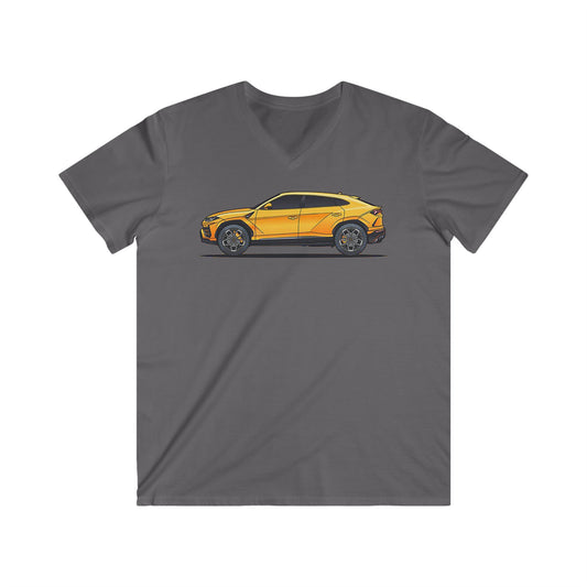 Lambo Fitted V-Neck Short Sleeve Tee