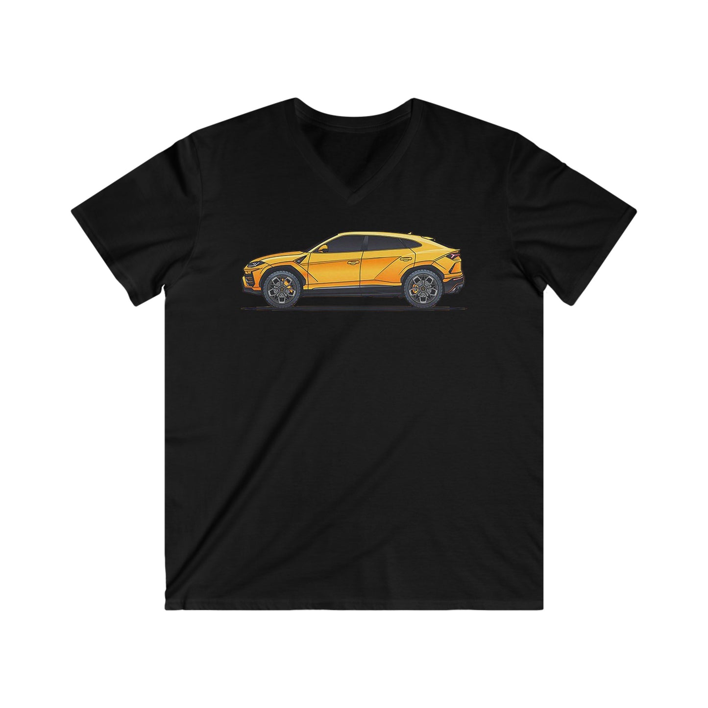 Lambo Fitted V-Neck Short Sleeve Tee