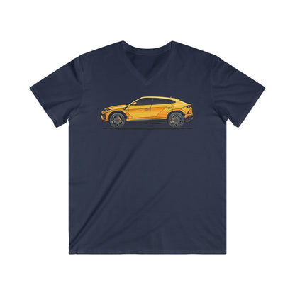 Lambo Fitted V-Neck Short Sleeve Tee