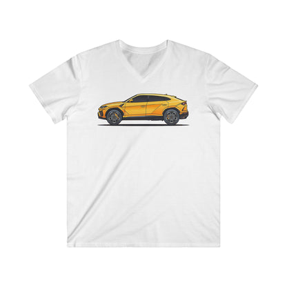 Lambo Fitted V-Neck Short Sleeve Tee