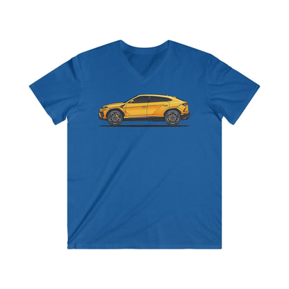 Lambo Fitted V-Neck Short Sleeve Tee