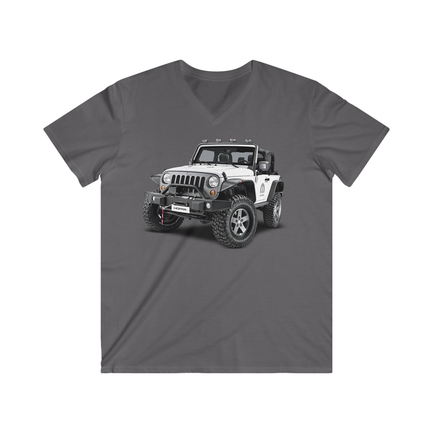 Jeep Fitted V-Neck Short Sleeve Tee