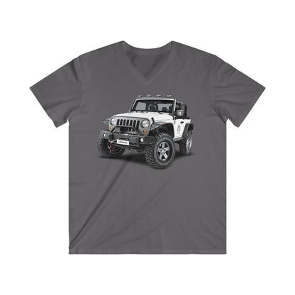 Jeep Fitted V-Neck Short Sleeve Tee