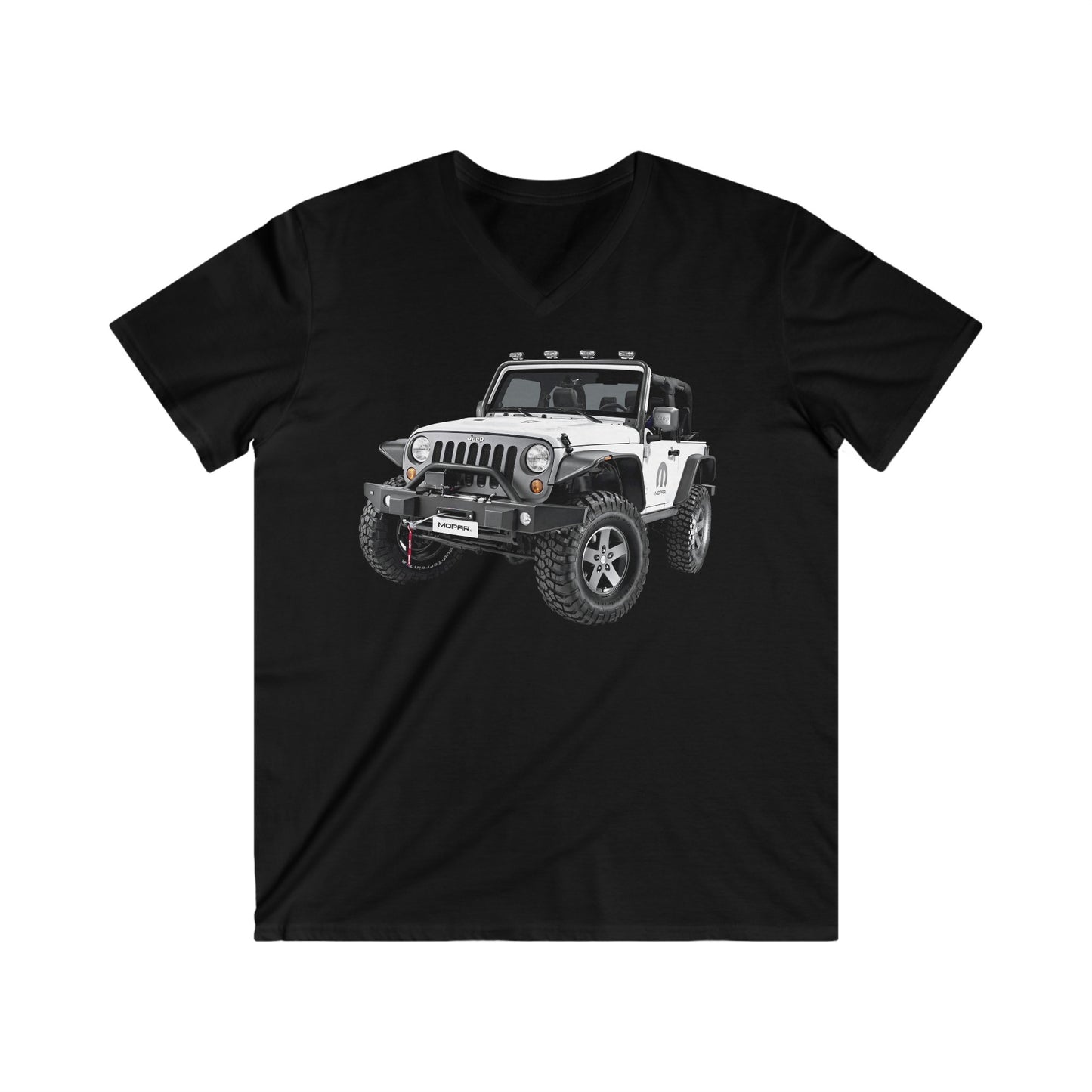 Jeep Fitted V-Neck Short Sleeve Tee
