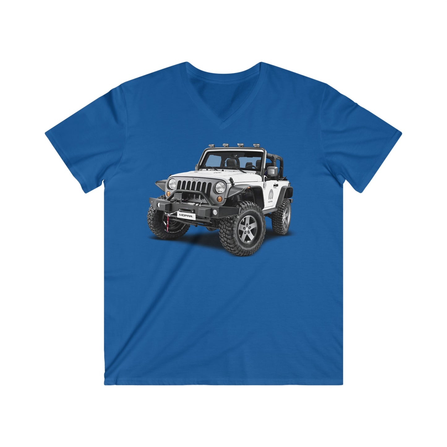 Jeep Fitted V-Neck Short Sleeve Tee