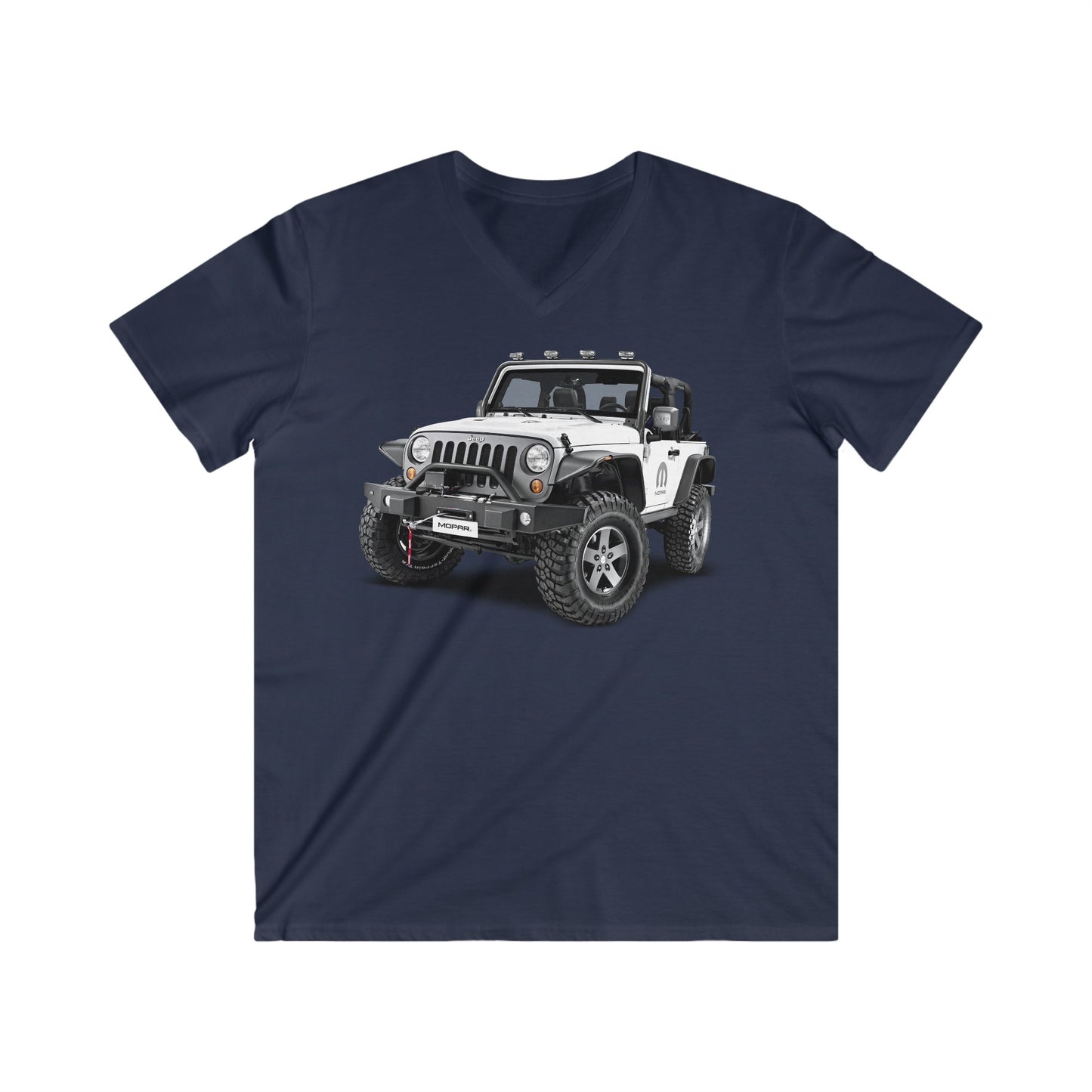 Jeep Fitted V-Neck Short Sleeve Tee