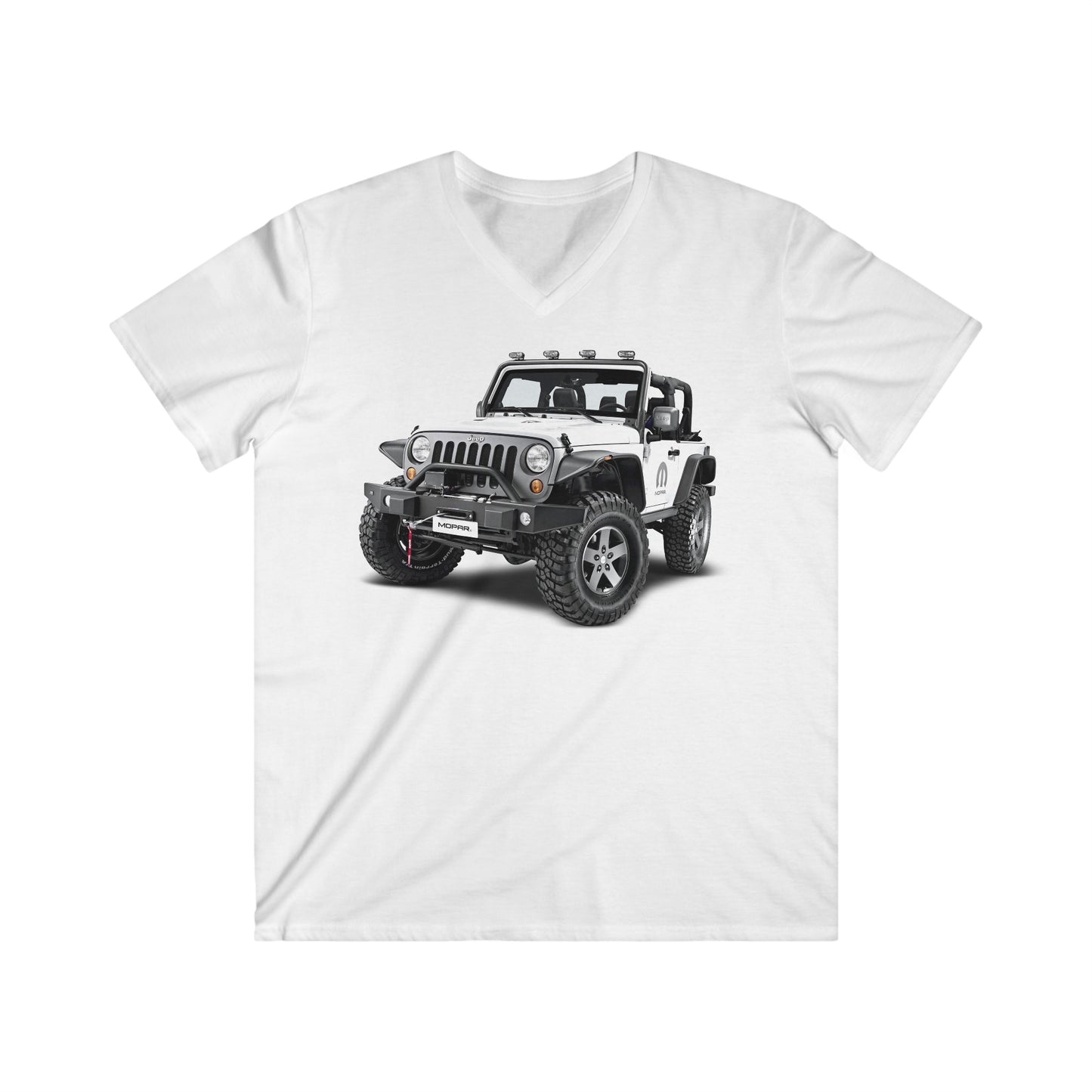 Jeep Fitted V-Neck Short Sleeve Tee