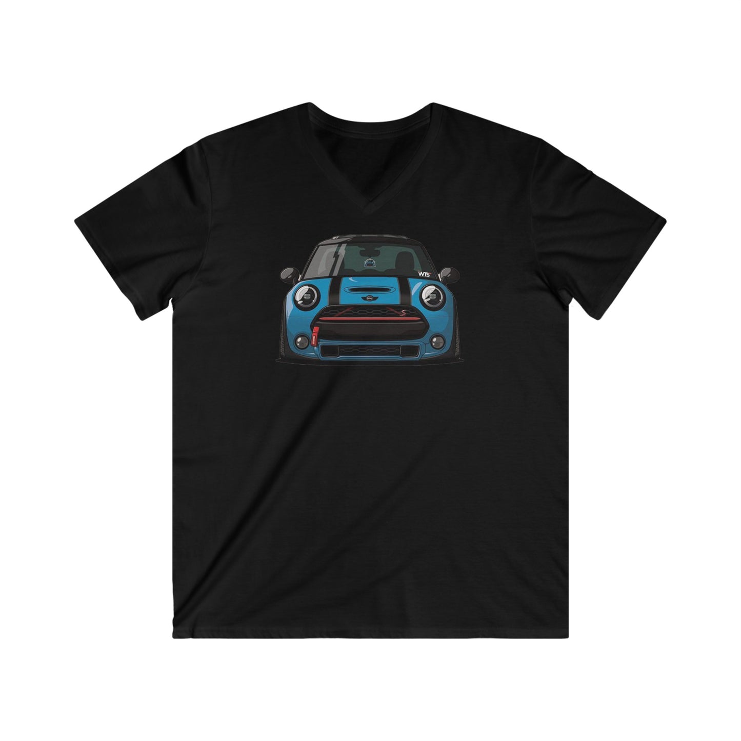 Mini Fitted V-Neck Short Sleeve Tee