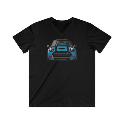 Mini Fitted V-Neck Short Sleeve Tee