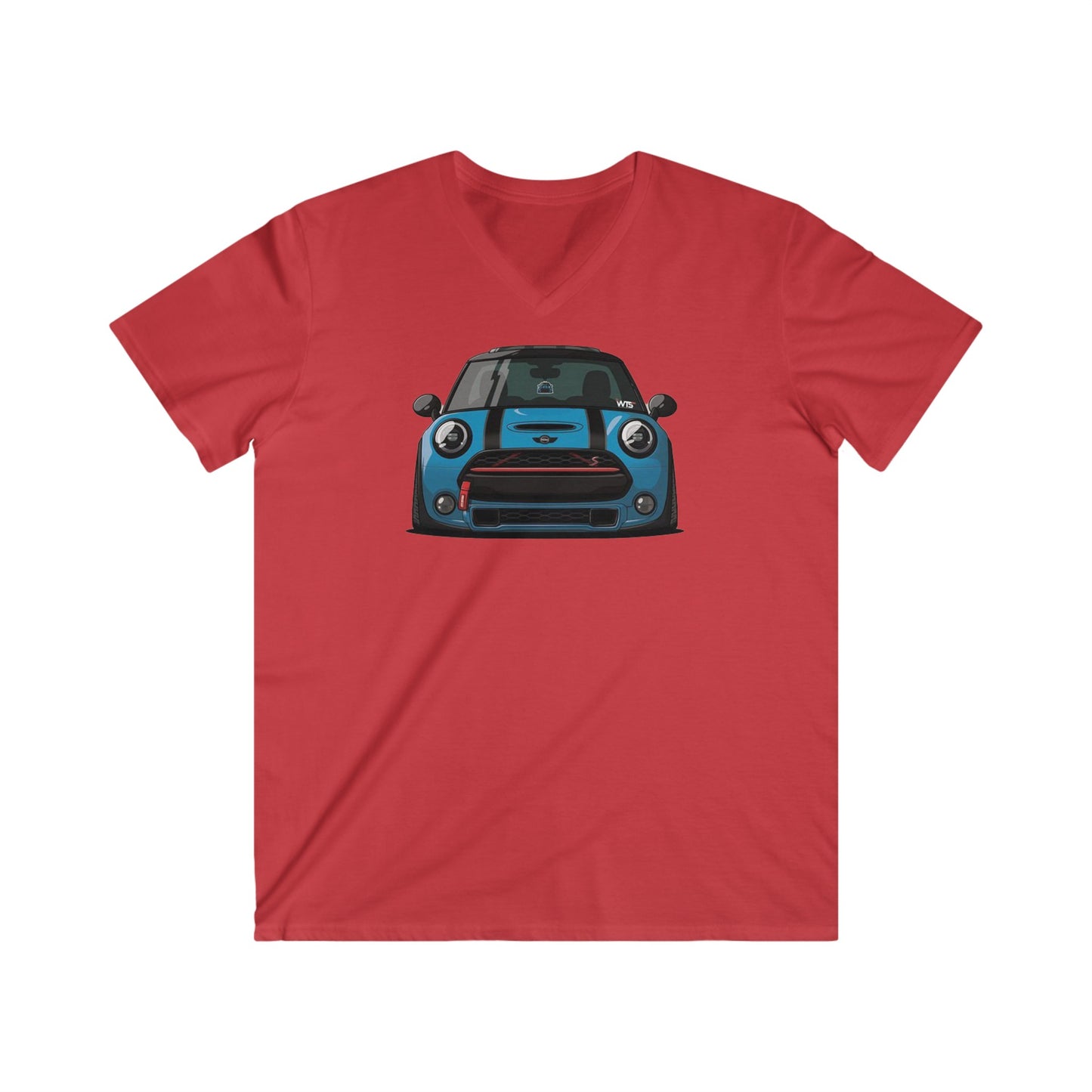 Mini Fitted V-Neck Short Sleeve Tee