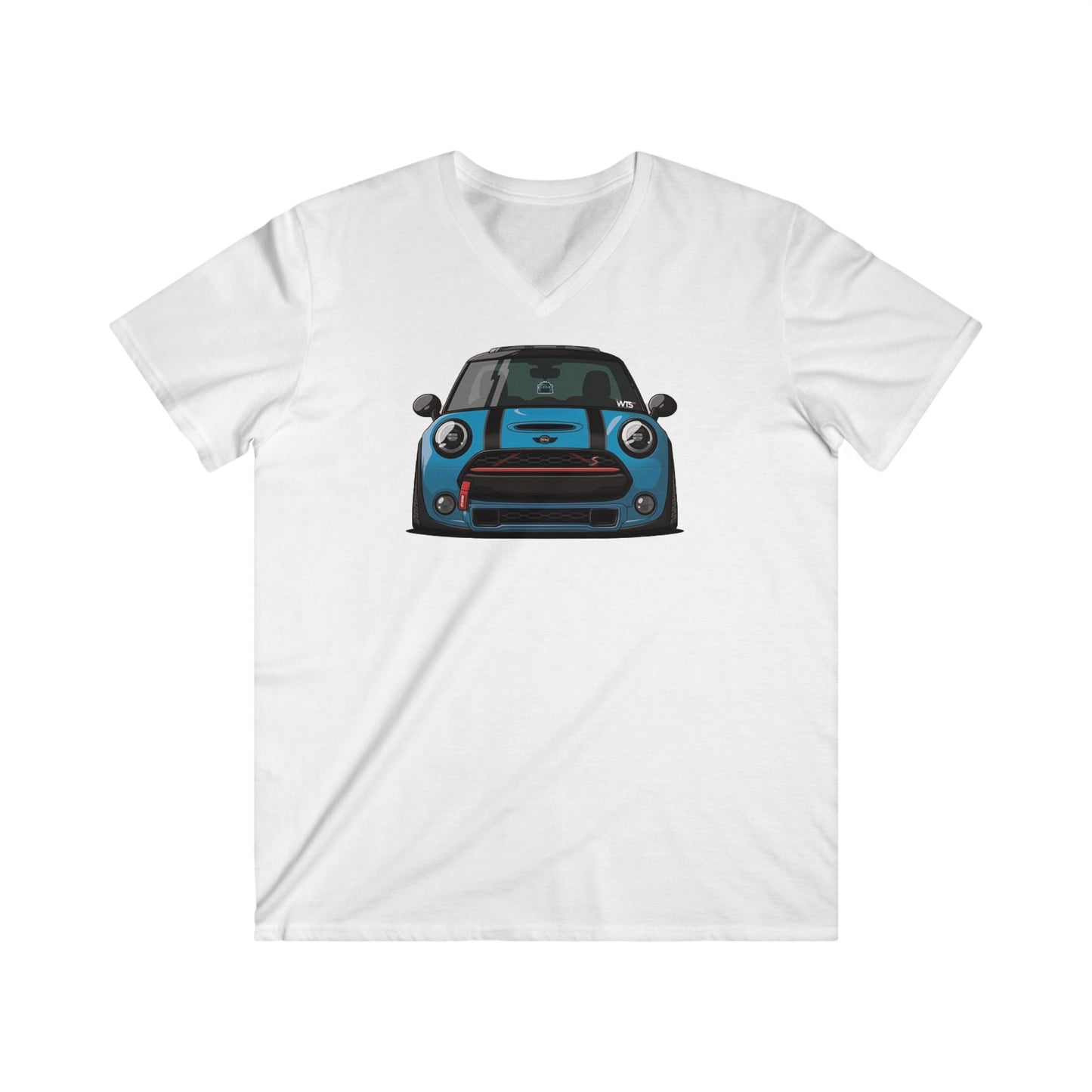 Mini Fitted V-Neck Short Sleeve Tee