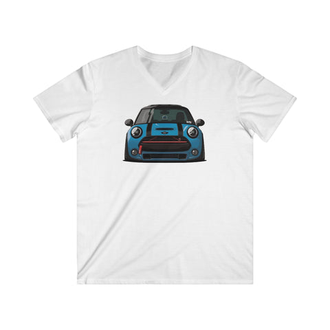 Mini Fitted V-Neck Short Sleeve Tee