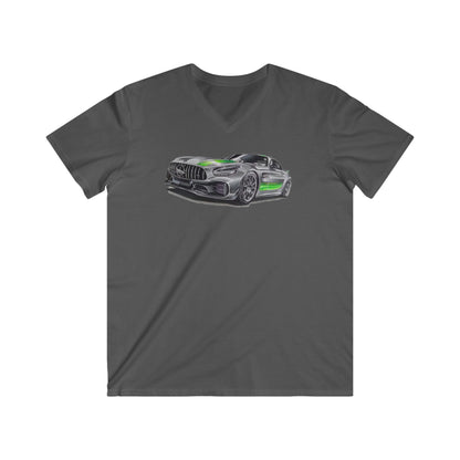 Mercedes Fitted V-Neck Short Sleeve Tee