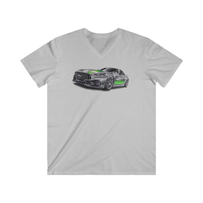 Mercedes Fitted V-Neck Short Sleeve Tee