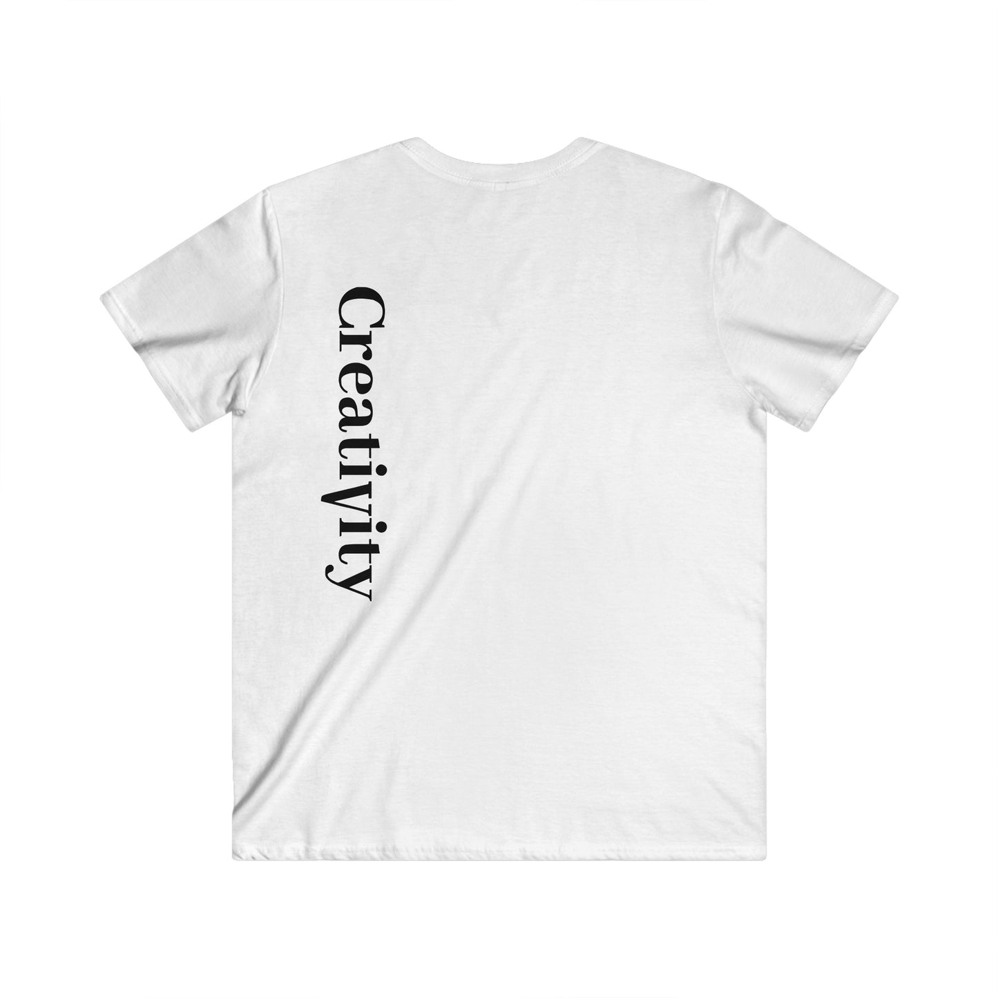 Custom Fitted V-Neck Short Sleeve Tee