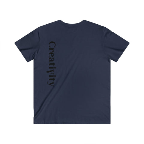 Custom Fitted V-Neck Short Sleeve Tee