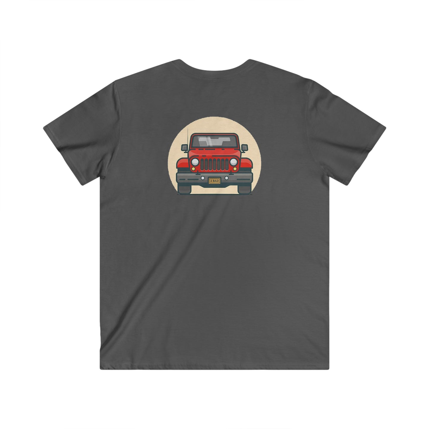 Jeep Fitted V-Neck Short Sleeve Tee