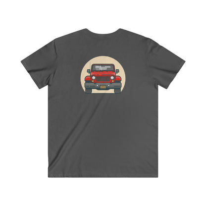 Jeep Fitted V-Neck Short Sleeve Tee