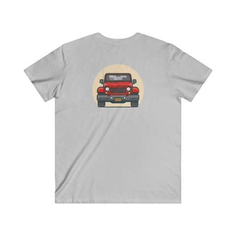 Jeep Fitted V-Neck Short Sleeve Tee