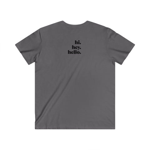 Custom Fitted V-Neck Short Sleeve Tee