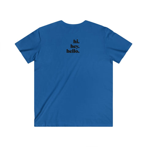 Custom Fitted V-Neck Short Sleeve Tee