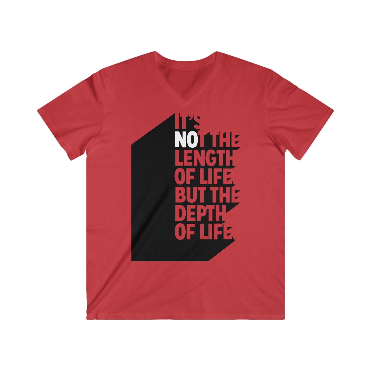 Its not Fitted V-Neck Short Sleeve Tee