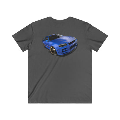 Nissan  Fitted V-Neck Short Sleeve Tee
