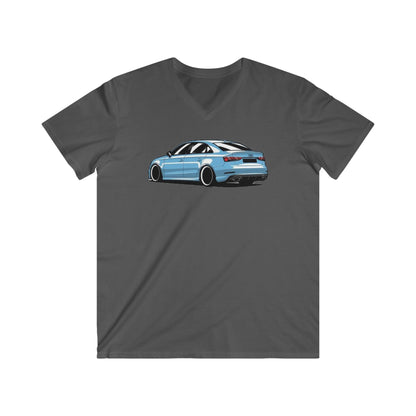 Audi Fitted V-Neck Short Sleeve Tee