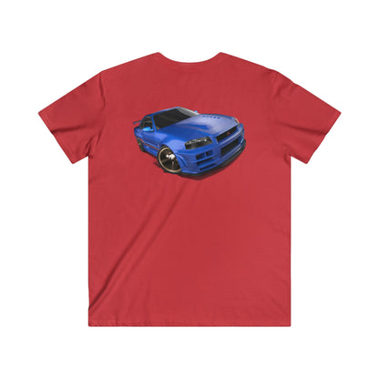 Nissan  Fitted V-Neck Short Sleeve Tee