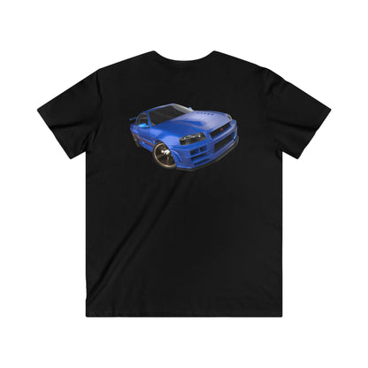 Nissan  Fitted V-Neck Short Sleeve Tee