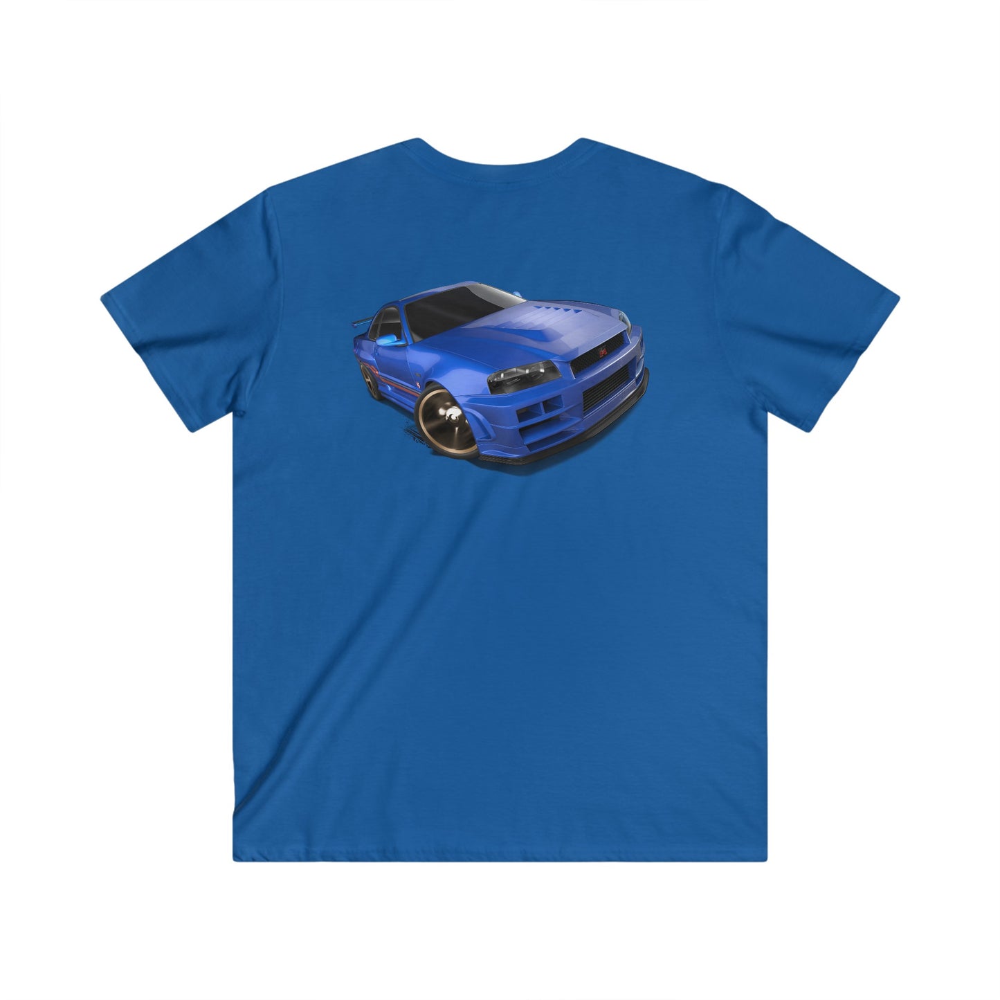 Nissan  Fitted V-Neck Short Sleeve Tee