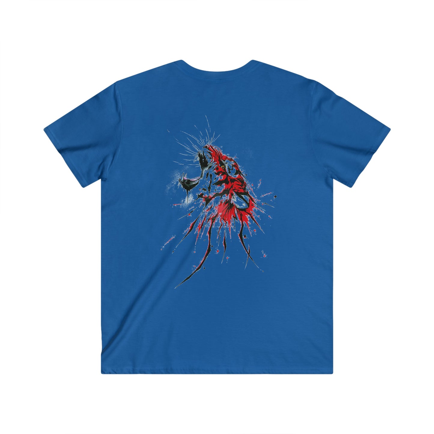 Custom Fitted V-Neck Short Sleeve Tee