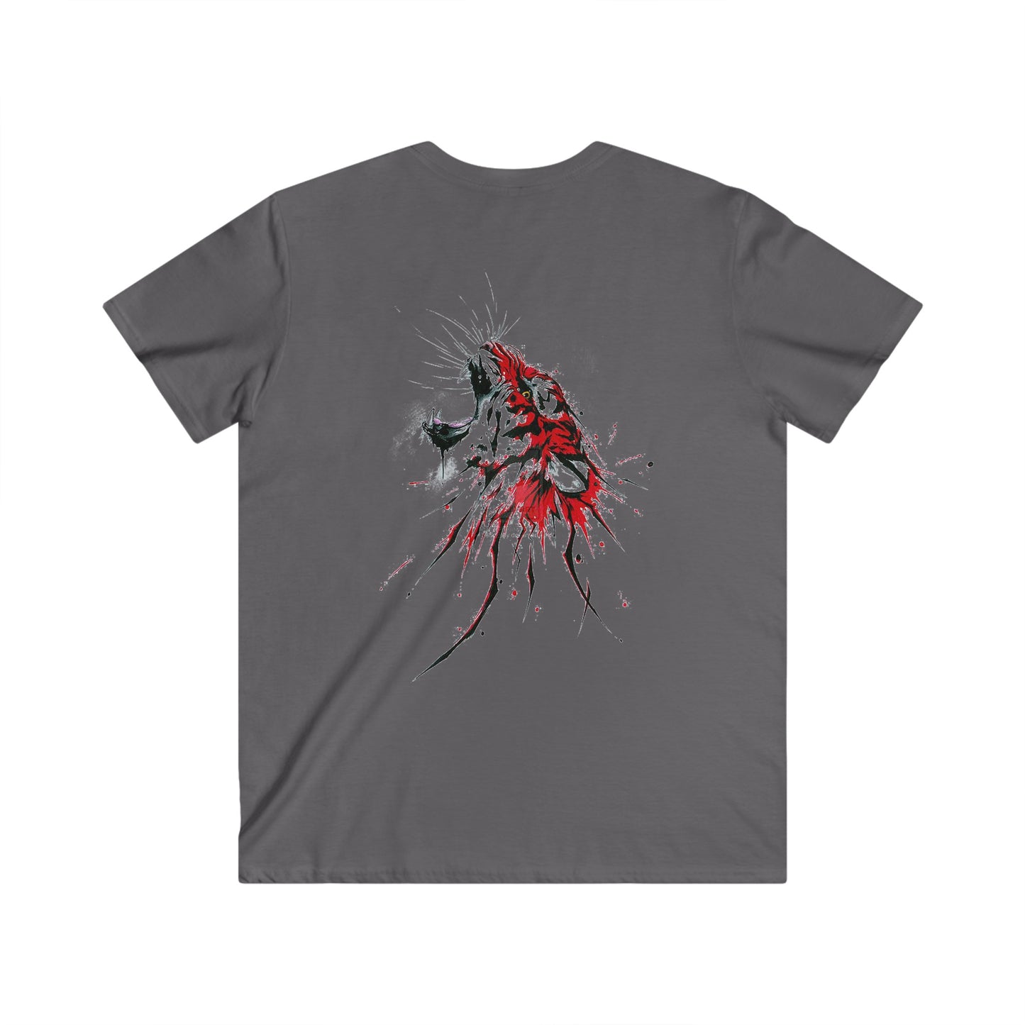 Custom Fitted V-Neck Short Sleeve Tee