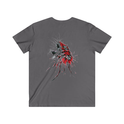 Custom Fitted V-Neck Short Sleeve Tee