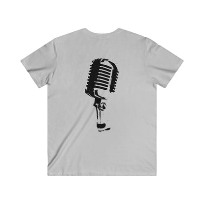 Custom Fitted V-Neck Short Sleeve Tee